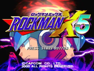 Rockman X5 (JP) screen shot title